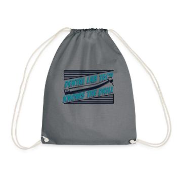 Knows The Drill Dental Laboratory Dental Laboratory - Drawstring Bag - grey - Front