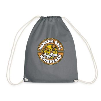 Banana Ball Python Whisperer Python Banana Ball - Drawstring Bag - grey - Front