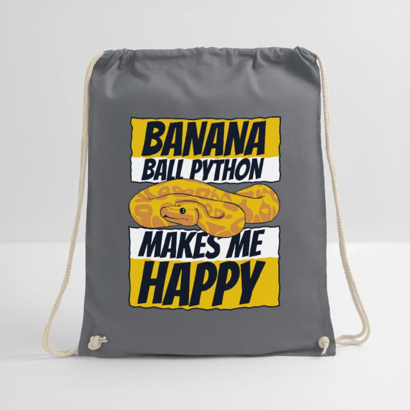 Me rend heureux Serpent Python Boule de banane Python Sac de sport léger
