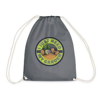 J’ai juste besoin de mon jardin potager jardin horticulture - Sac de sport léger - gris - Devant