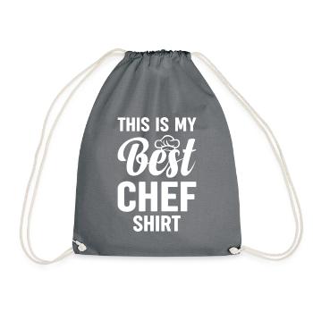 C’est ma meilleure chemise de chef cuisines culinaires resta - Sac de sport léger - gris - Devant