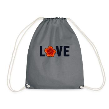 Love horticulture allotment garden allotment garden - Drawstring Bag - grey - Front