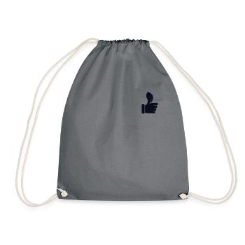 Gardening Logo Emblem Allotment Garden Horticulture - Drawstring Bag - grey - Front