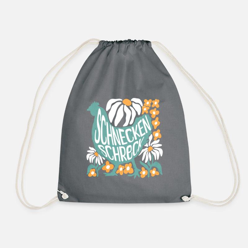 Lustiges Huhn Hühnerzüchter Gärtnerinnen Design - Turnbeutel - Grau
