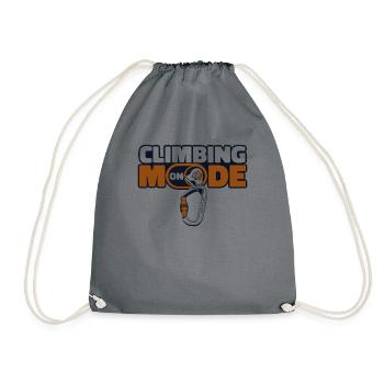 Climbing Mode On Sportklettern Speedklettern - Turnbeutel - Grau - Vorne