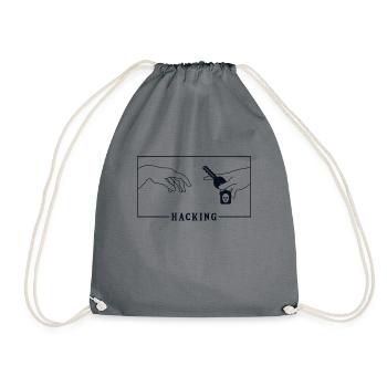 Michelangelo Création d’Adam Hacking Sniffer - Sac de sport léger - gris - Devant
