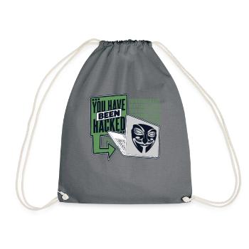 Vous avez été piraté Phishing Sniffer Grey Hat - Sac de sport léger - gris - Devant