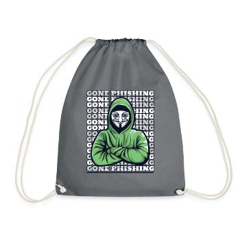 Gone Phishing Sniffer Social Engineering Phishing - Sac de sport léger - gris - Devant