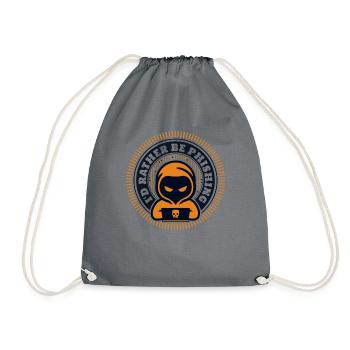Je préfère être un renifleur d’hameçonnage d’ingénierie sociale - Sac de sport léger - gris - Devant