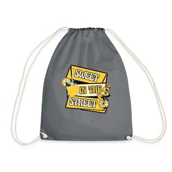 Sweet In The Street Lemonade Lemonade - Drawstring Bag - grey - Front