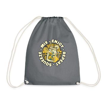 Squeeze Mix Profitez des amateurs de limonade répétés - Sac de sport léger - gris - Devant