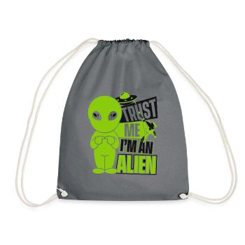 Croyez-moi, je suis une conspiration extraterrestre d’ovnis - Sac de sport léger - gris - Devant