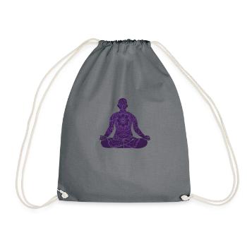 Kundalini Ashtanga Hatha Asanas Professeur de yoga Yoga - Sac de sport léger - gris - Devant