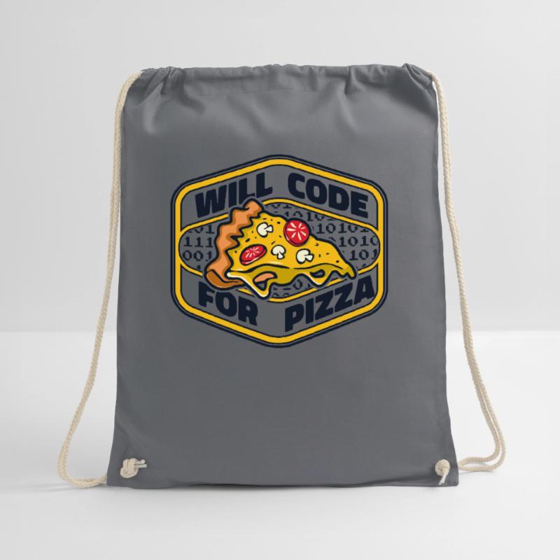 Will Code For Pizza Developer Coder Programmer Sac de sport léger