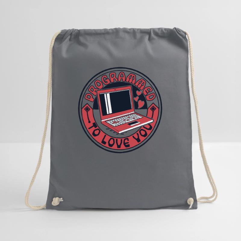 Programmed To Love You Developer Coder Turnbeutel