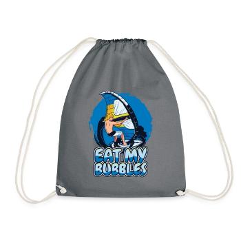 Mangez mes bulles Sports nautiques Surfeurs Surfeurs - Sac de sport léger - gris - Devant