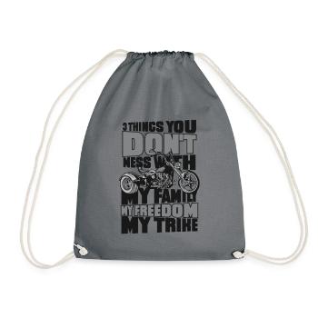 Ma famille Ma liberté Mon Trike Trikebike - Sac de sport léger - gris - Devant