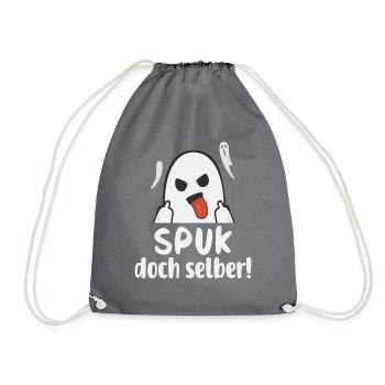 Spuk doch selber - Turnbeutel - Grau - Vorne