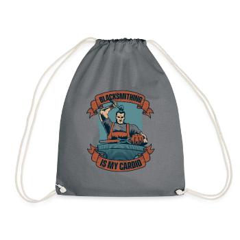 La forge est mon Cardio Smith - Sac de sport léger - gris - Devant