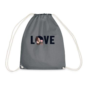 Love Bakery Confectioner Hobby Baker Master Baker - Drawstring Bag - grey - Front