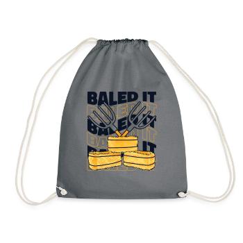Baled It Agriculture Agriculteur biologique Agriculteur - Sac de sport léger - gris - Devant