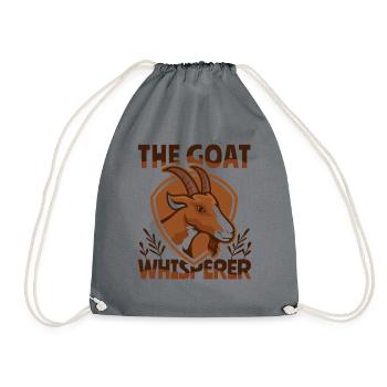 Le Goat Whisperer Agriculture Agriculteur biologique Agriculteur - Sac de sport léger - gris - Devant