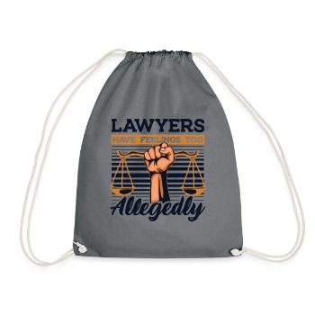 Les avocats ont l’impression d’être trop prétendument des conseillers juridiques - Sac de sport léger - gris - Devant