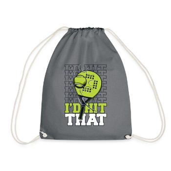Je frappais ce padel, ce padel, ce padel - Sac de sport léger - gris - Devant