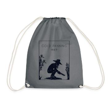 Orpaillage Chinois Hanzi Prospection Mineur Or - Sac de sport léger - gris - Devant