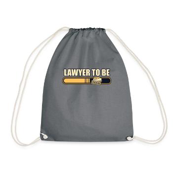 Lawyer To Be Law School University Legal Studies - Drawstring Bag - grey - Front