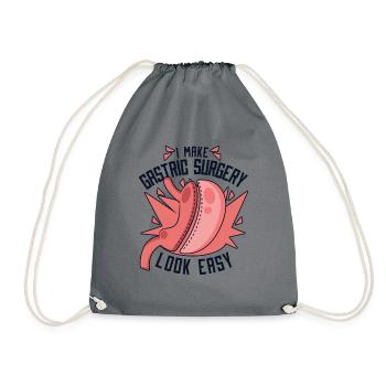 Je donne l’impression que la chirurgie gastrique est facile Bariatrique - Sac de sport léger - gris - Devant