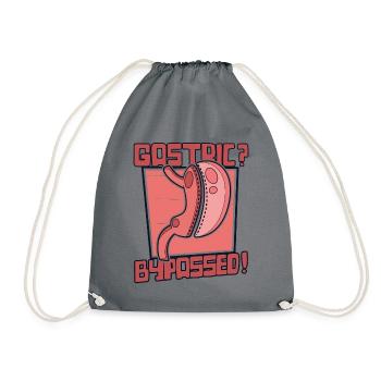 Pontage gastrique Pontage gastrique Bariatrique Gastrique - Sac de sport léger - gris - Devant