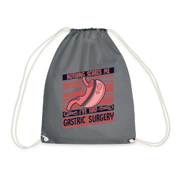 Rien ne me fait peur Bypass gastrique Bariatrique - Sac de sport léger - gris - Devant