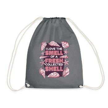 Odeur d’un coquillage fraîchement collecté Coquillage Coquillage - Sac de sport léger - gris - Devant