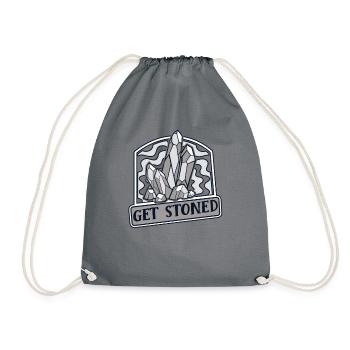 Obtenir Stoned Geologist Rockhounding Mineral - Sac de sport léger - gris - Devant
