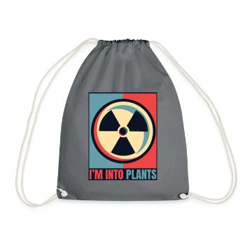 I'm Into Plants Energy Uranium Operator Nuclear - Drawstring Bag - grey - Front