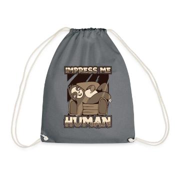 Impress Me Humain à gorge brune Pilosa folivora - Sac de sport léger - gris - Devant