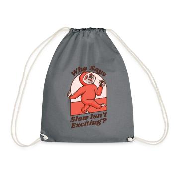 Qui a dit que la lenteur n’était pas excitante Pilosa folivora - Sac de sport léger - gris - Devant