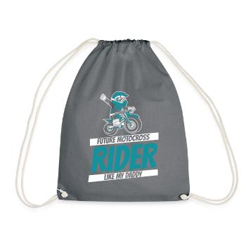 Je ne cours pas après les garçons, je les dépasse en Supermoto - Sac de sport léger - gris - Devant