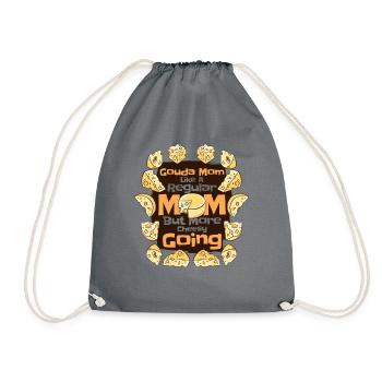 Gouda Maman Plus Fromagère Fromage Queso - Sac de sport léger - gris - Devant
