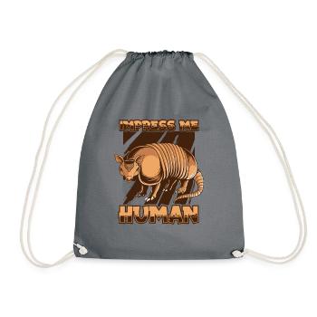 Impress Me Human Fée Rose Cingulata Amant - Sac de sport léger - gris - Devant