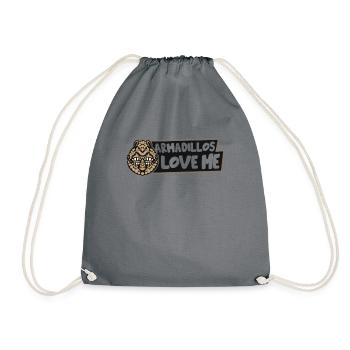 Tatous Love Me Fée Rose Chlamyphoridae - Sac de sport léger - gris - Devant
