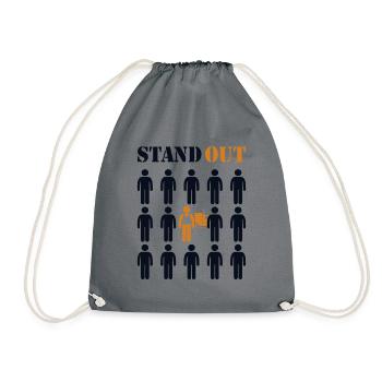 Stand Out Trucker Legends Truckie Lover Truck - Drawstring Bag - grey - Front
