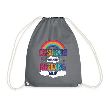La dyslexie rend la lecture nuf dyslexie apraxie - Sac de sport léger - gris - Devant