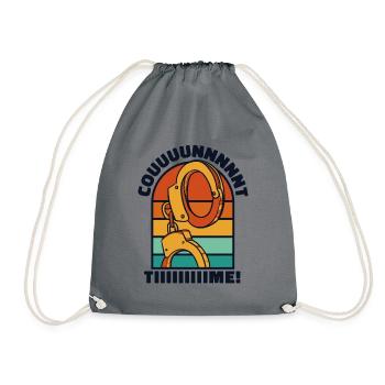 Garde de prison Retro Count Time - Sac de sport léger - gris - Devant
