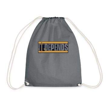 Ça dépend Conseiller juridique Procureur général Avocat - Sac de sport léger - gris - Devant