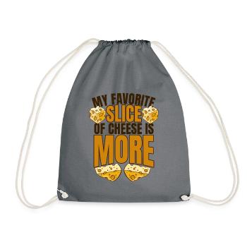 Ma tranche de fromage préférée est plus Maker Queso - Sac de sport léger - gris - Devant