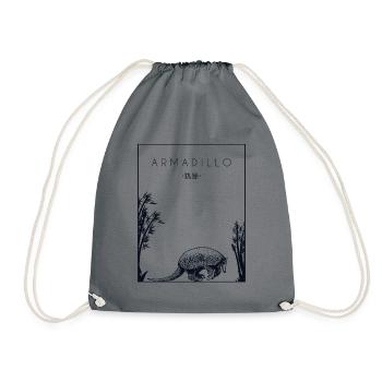 tatou chinois Hanzi fée rose Chlamyphoridae - Sac de sport léger - gris - Devant