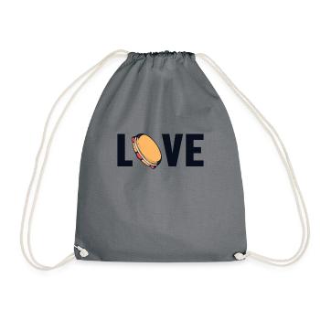 Capoeira Love Ginga Capoeirista Danse - Sac de sport léger - gris - Devant