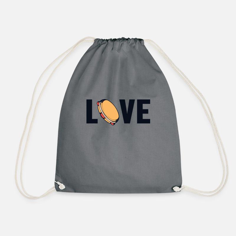 Capoeira Love Ginga Capoeirista Dance - Drawstring Bag - grey